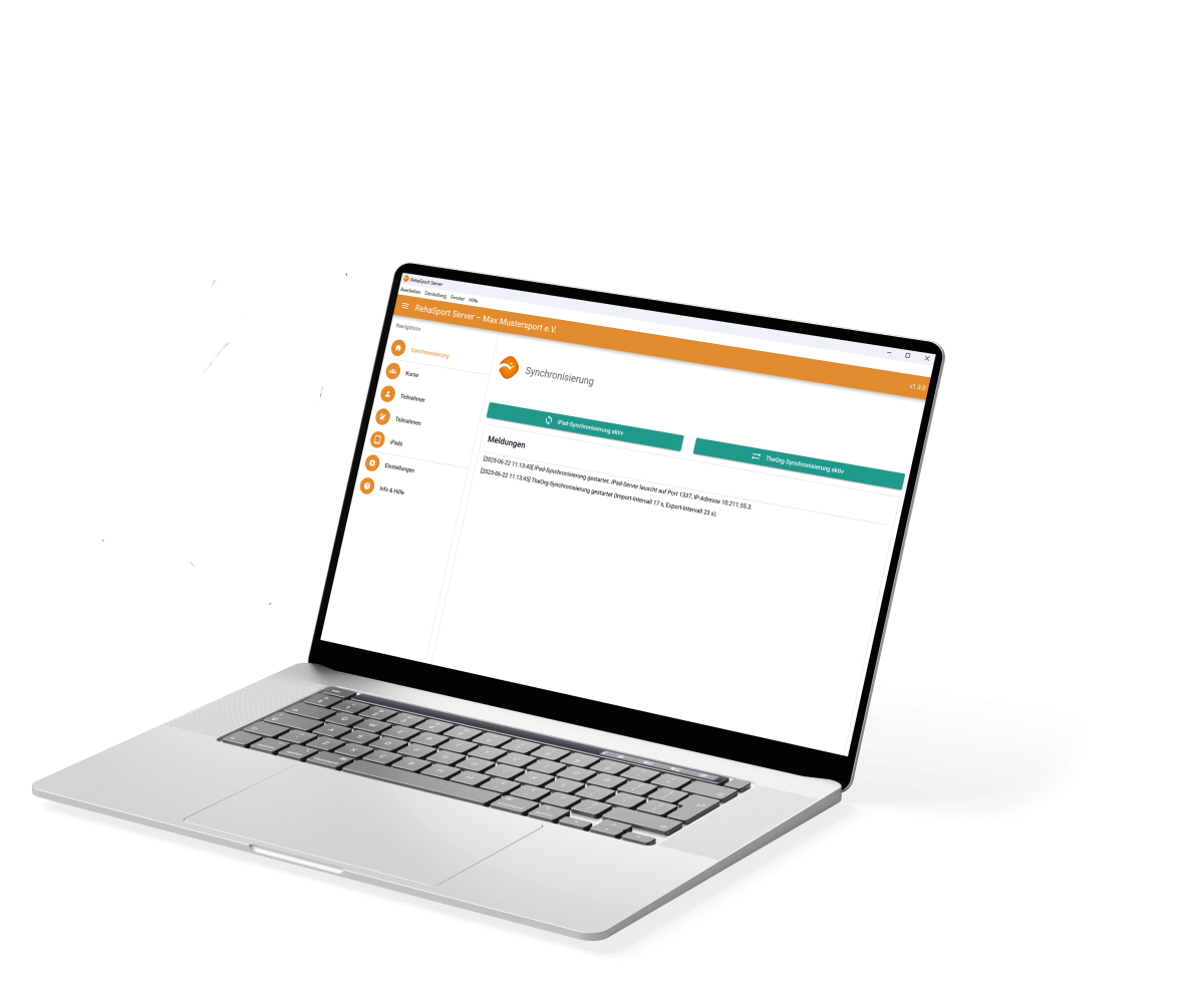 RehaSport Server für Windows